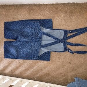 Hollister Blue Denim Women's Overalls